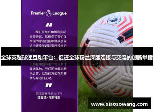 全球英超球迷互动平台:促进全球粉丝深度连接与交流的创新举措
